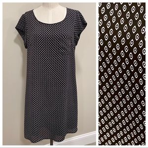 ARTISAN NY Shift Dress Patterned Size 10
